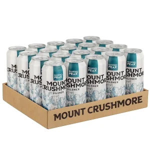 Banded Peak Mount Crushmore Pilsner – 473ml – 24 Pack Cans