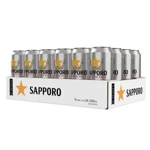 Sapporo – 500ml – 24 Pack Cans