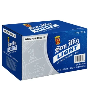 San Miguel Light Lager – 24 Pack Bottles