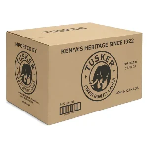 Tusker Lager – 500ml – 24 Pack Bottles